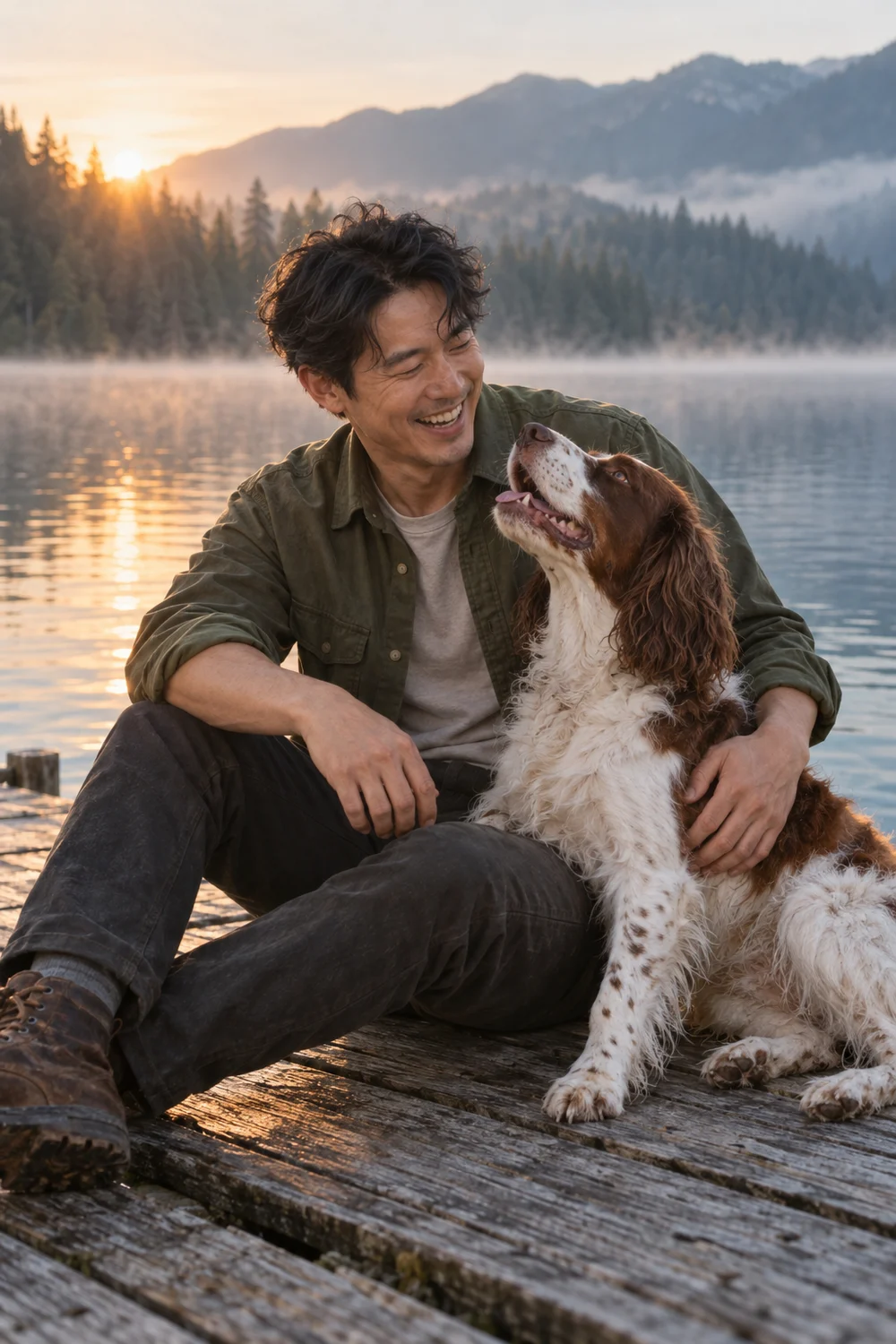 Lakeside companions