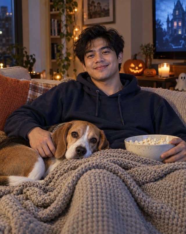 Halloween movie night