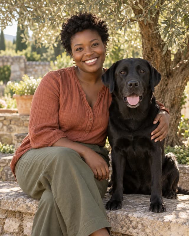 Olive grove portrait