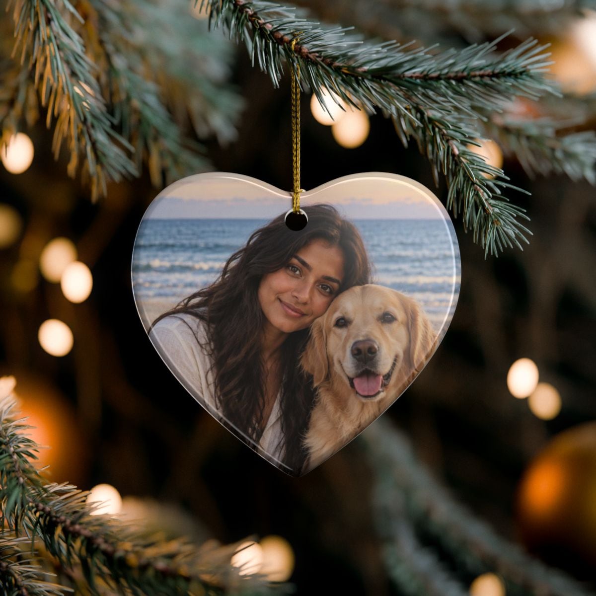 The Christmas ornament, example portrait shown