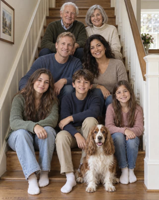 The staircase