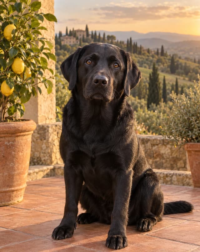 Tuscan terrace